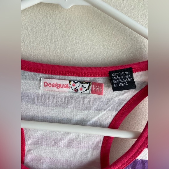 Desigual tank top size Small sequin decorated pink - Picture 2 of 6